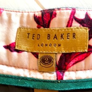 Ted Baker grey wool flannel pants